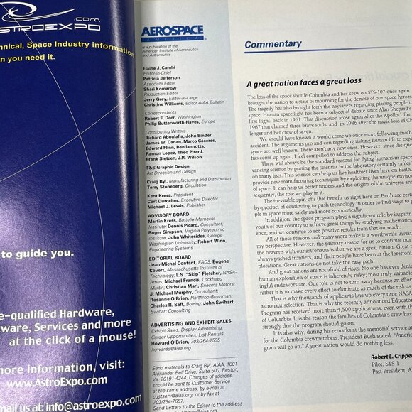 Aerospace America Magazine u April 2003 Vol 41 No 4 Eurofighter - Picture 4 of 4